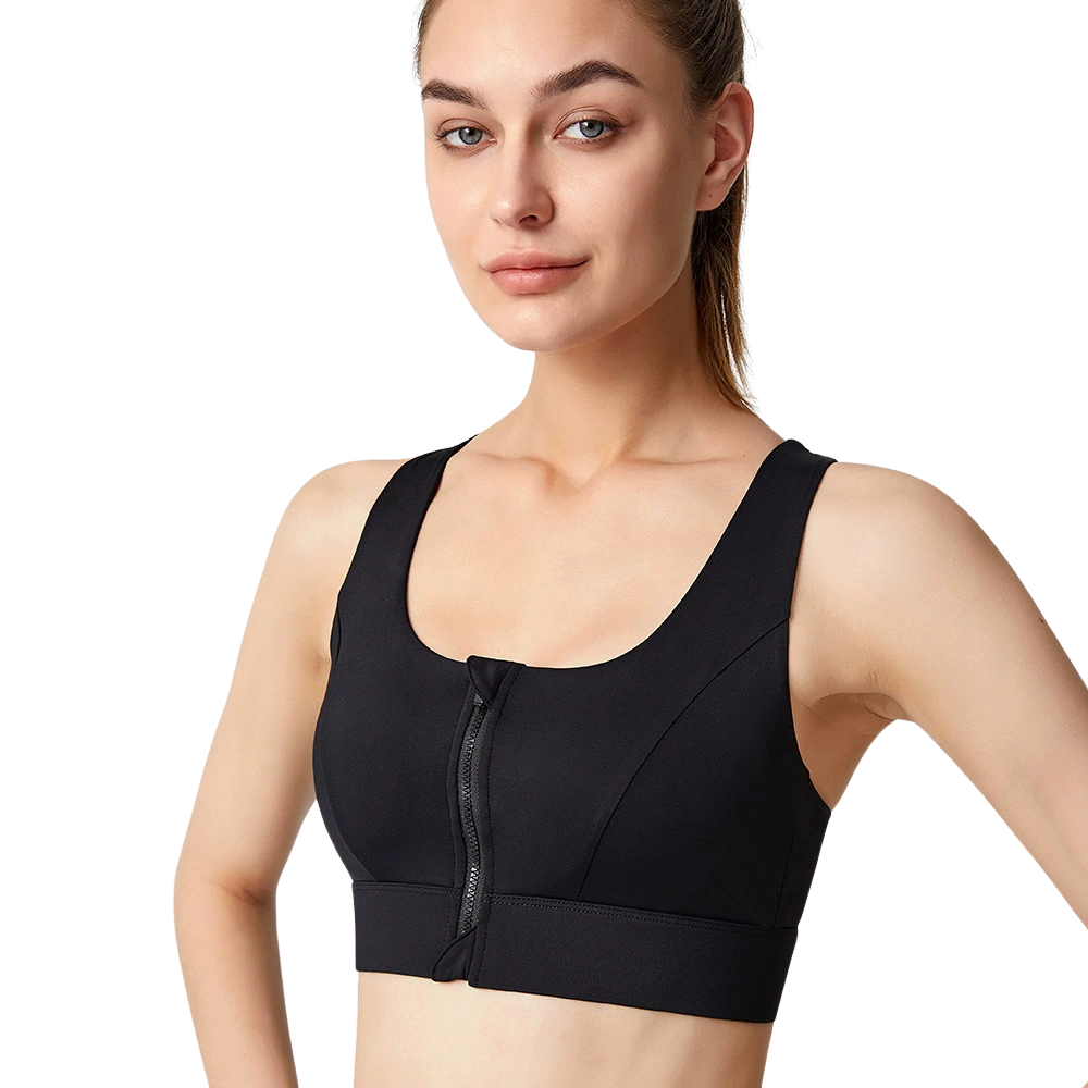 Ava | Comfortable White Sports Bra with Sculpting Fit 3