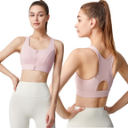 Ava | Comfortable White Sports Bra with Sculpting Fit 7