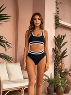 Ava | Sporty High Waisted Bikini Set for Women 1