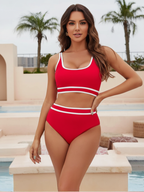Ava | Sporty High Waisted Bikini Set for Women 7