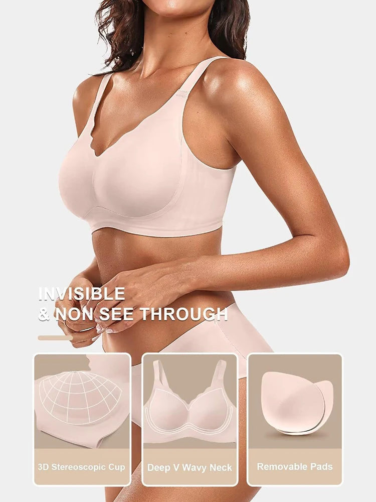 Ella | Soft Seamless Wireless Bra with Jelly Support 5
