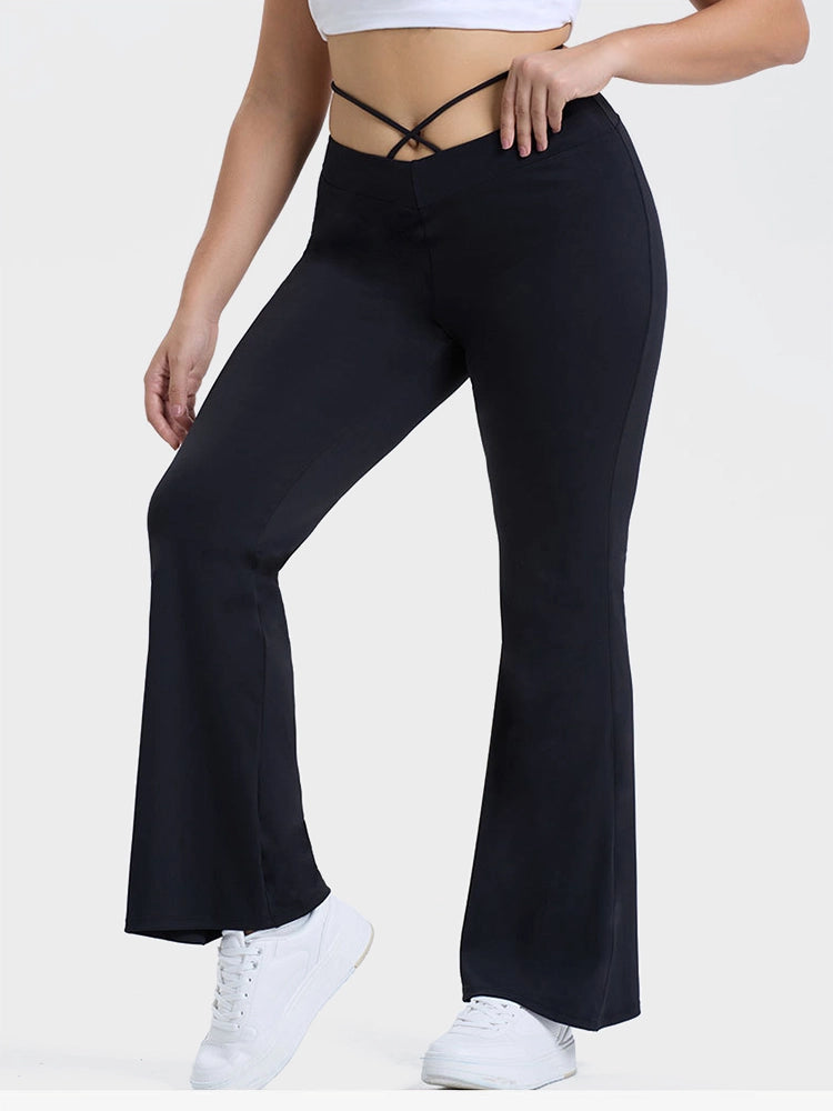 Emma | Comfortable High-Stretch Gym Leggings for Women with V-Waist Tie 2