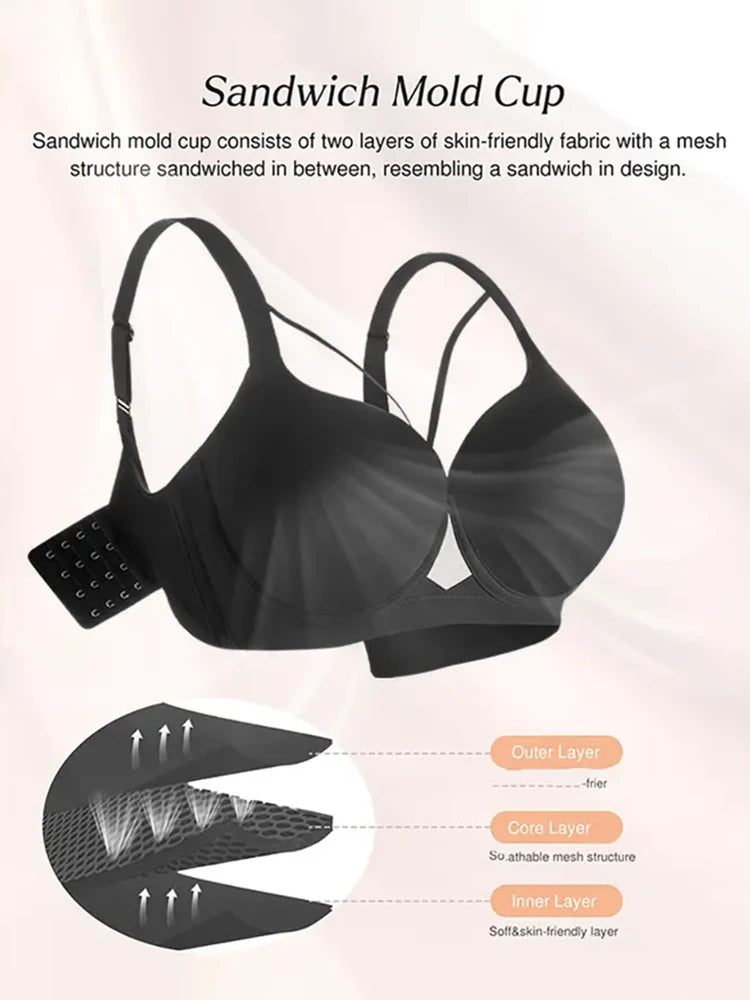 Emma | Stylish Push-Up Bra with Side-Smoothing Design 4