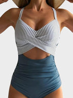 Ella | Stylish Tummy Control One Piece Swimsuit 0