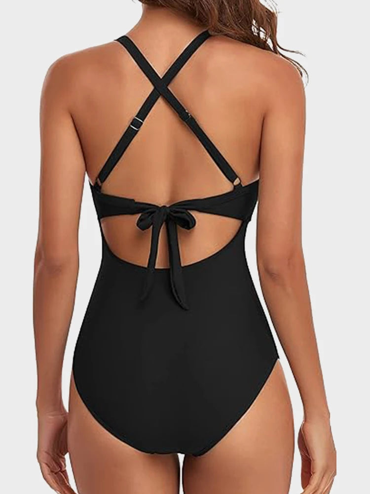 Ella | Stylish Tummy Control One Piece Swimsuit 6