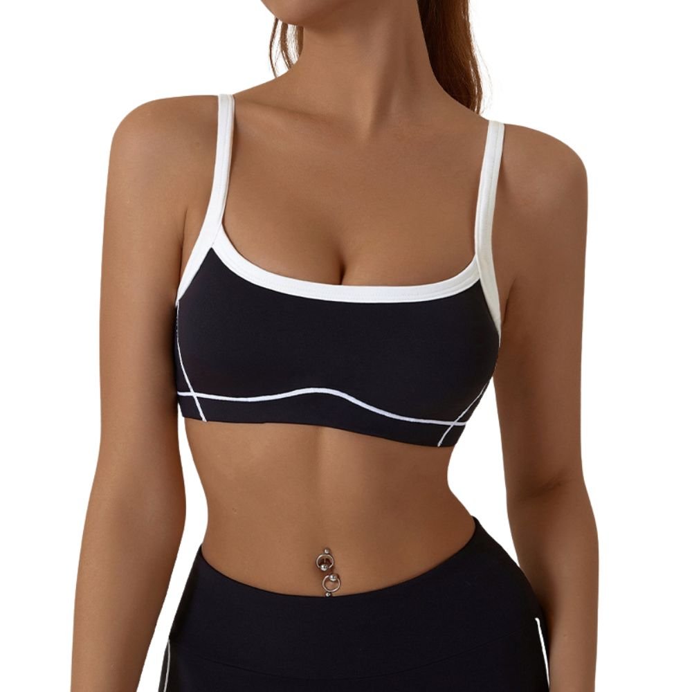 Emily | Comfortable Scoop Neck Sports Bra 0
