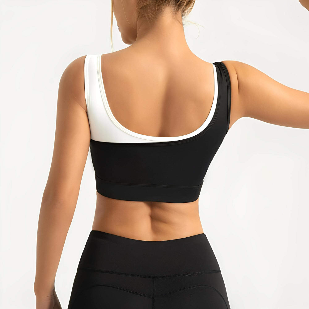 Emily | Soft Stretch Support Sports Bra | DualTone Seamless Design 1