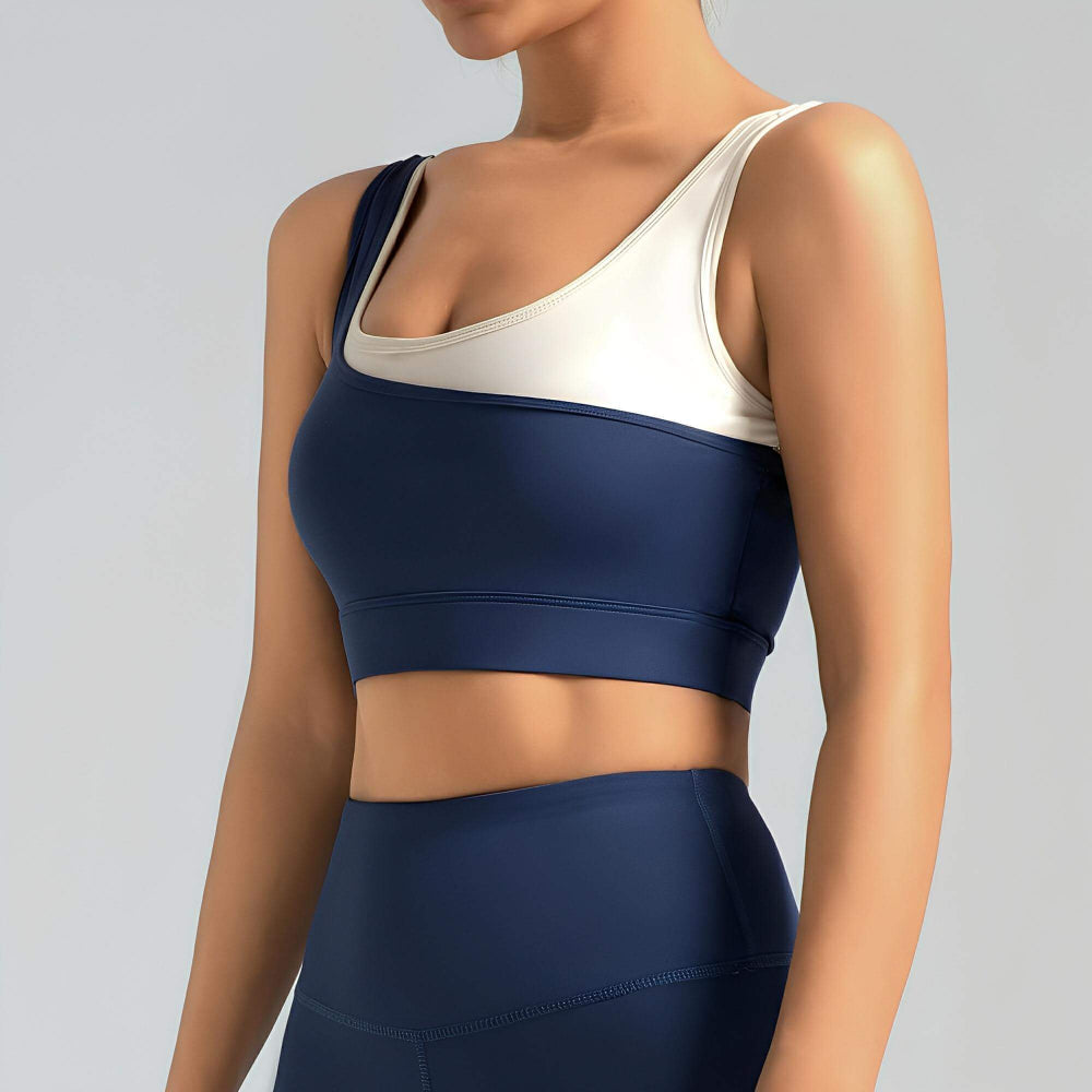Emily | Soft Stretch Support Sports Bra | DualTone Seamless Design 6