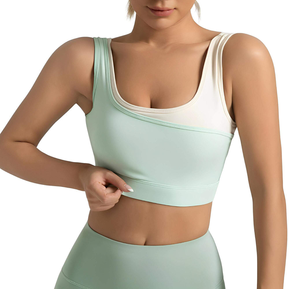 Emily | Soft Stretch Support Sports Bra | DualTone Seamless Design 9