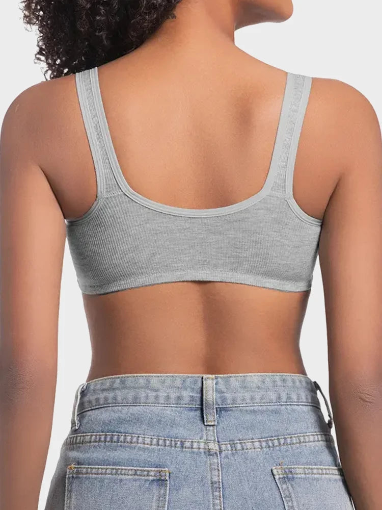 Emily | Soft Cotton Blend Front Closure Bra with Gentle Lift 6