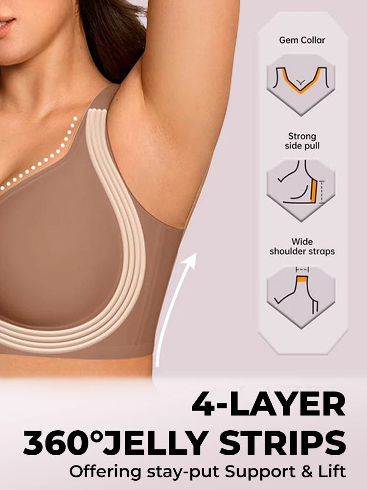 Sophie | Comfortable Plus Size Bra for Big Busts with Soft Padding 7