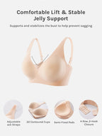 Sophia | Comfortable Strapless Wireless Bra with Deep V Neckline 9