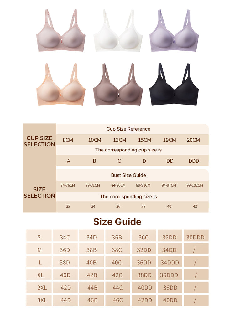 Ella | Comfortable Wireless Seamless Push-Up Bra 5