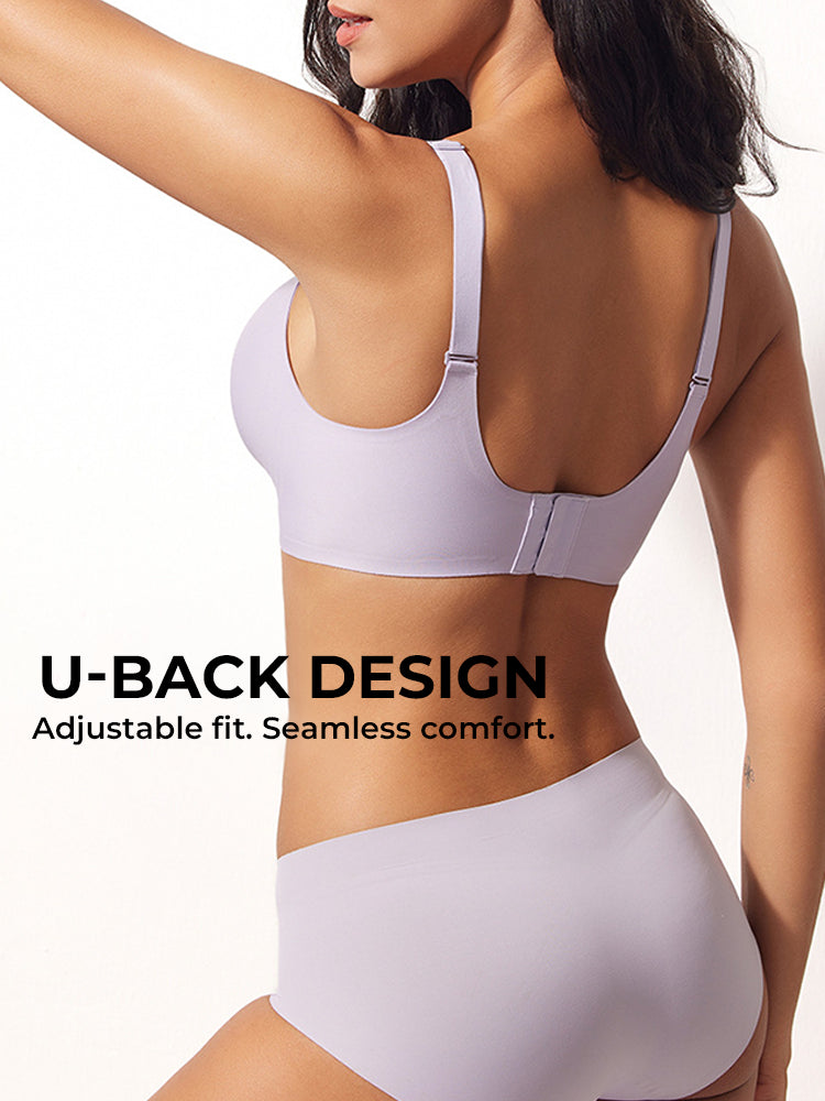 Ella | Comfortable Wireless Seamless Push-Up Bra 6