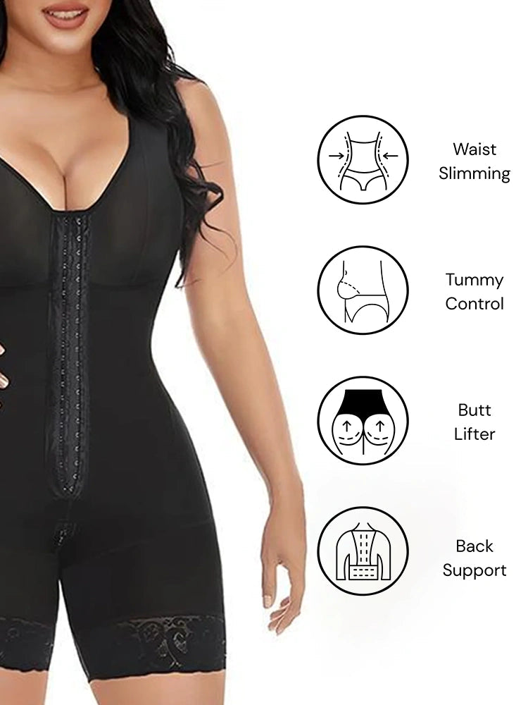 Mia | Comfortable Black Shapewear Bodysuit with Tummy Control 5
