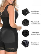 Mia | Comfortable Black Shapewear Bodysuit with Tummy Control 7