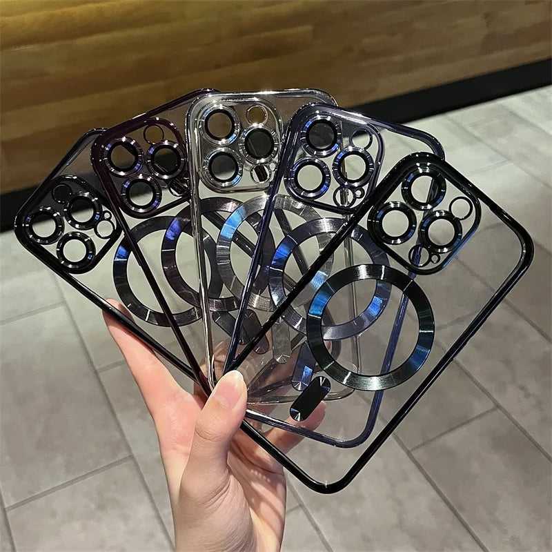 MagPlating | iPhone 14 Pro Case with Gold-Plated Finish & Soft-Shell Protection 3