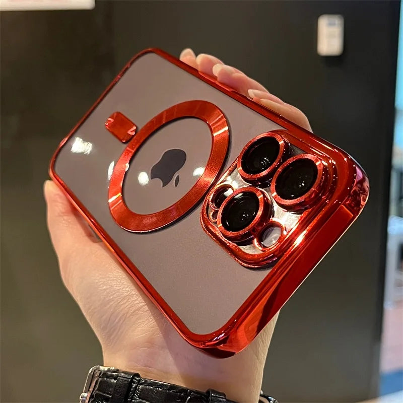 MagPlating | iPhone 14 Pro Case with Gold-Plated Finish & Soft-Shell Protection 6