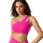 Mia | Asymmetric Breathable One Shoulder Sports Bra 1