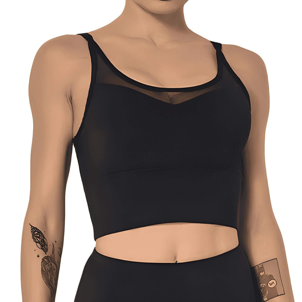 Mia | High Support White Sports Bra for High Impact Workouts 3