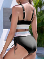Mia | Stylish High Waisted Color Block Bikini Set for Women 7