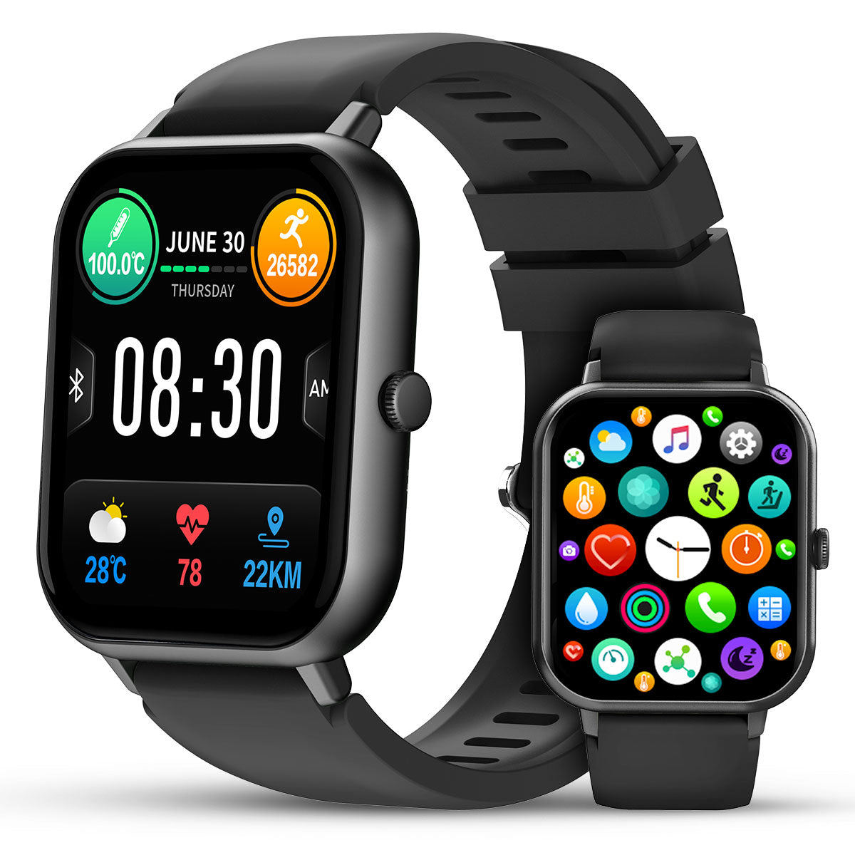 PulsePro Series | Smart Watch with HD Display & Health Tracking | Stylish Design for Everyday Use 0