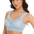 Sophia | White Seamless Sports Bra for Comfort and Support 3