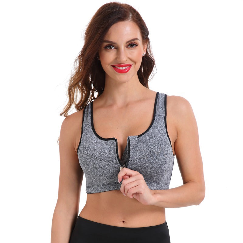 Sophie | High Support High Impact Sports Bra with Front Zipper Closure 3