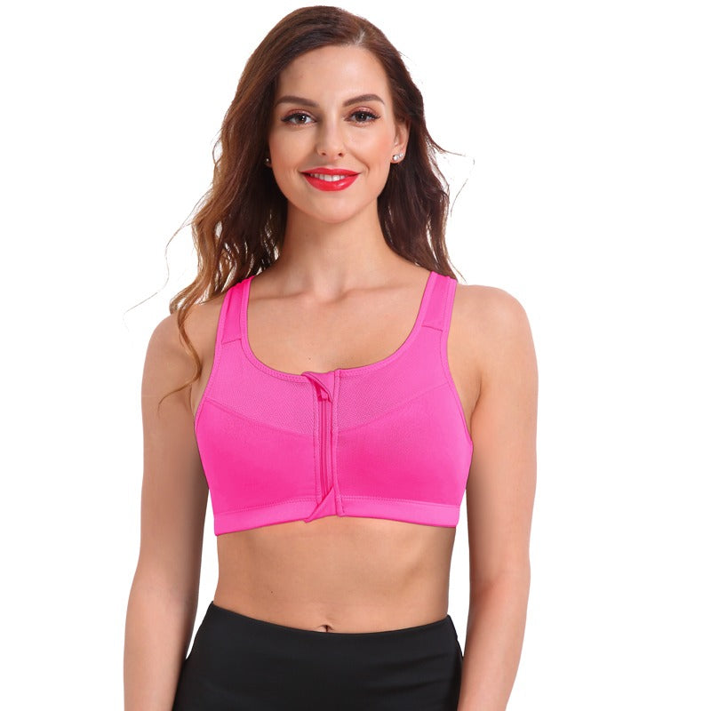 Sophie | High Support High Impact Sports Bra with Front Zipper Closure 9