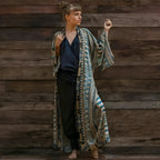 Sophie | Stylish Aztec Pattern Beach Kimono Cover Up 4